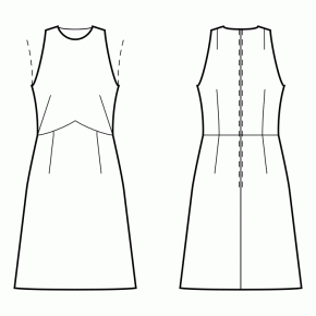 Dress #4822379 - Made to Measure Sewing Pattern by Sewist CAD Online ...