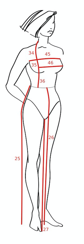 Main body measurements – IBK_STITCHES